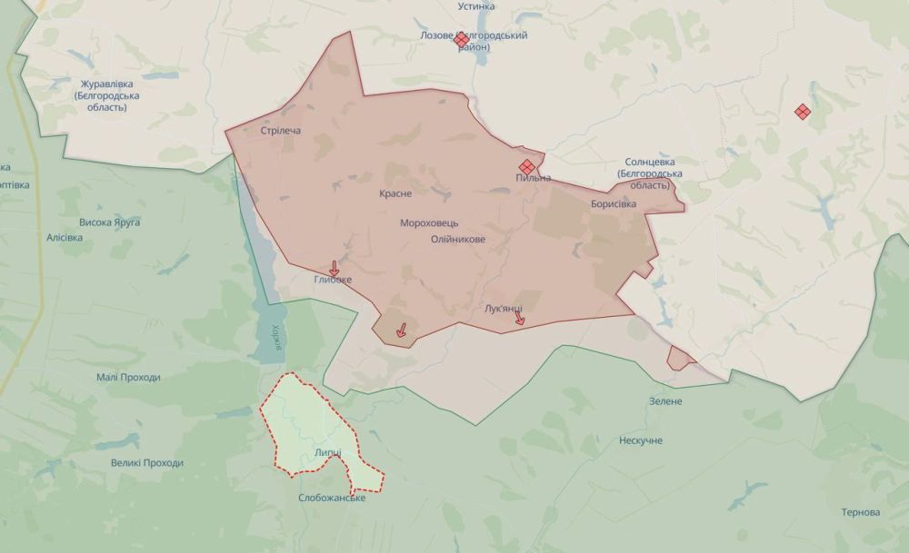 Генштаб ВСУ: Силы РФ активизировали наступление на Харьковском направлении в районе Липцов, сейчас там идет бой