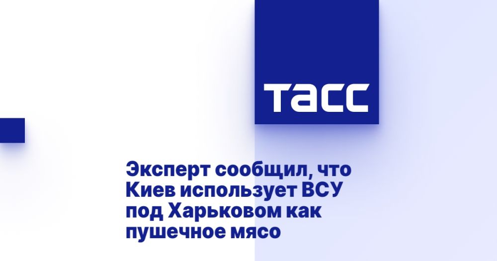 Эксперт сообщил, что Киев использует ВСУ под Харьковом как пушечное мясо