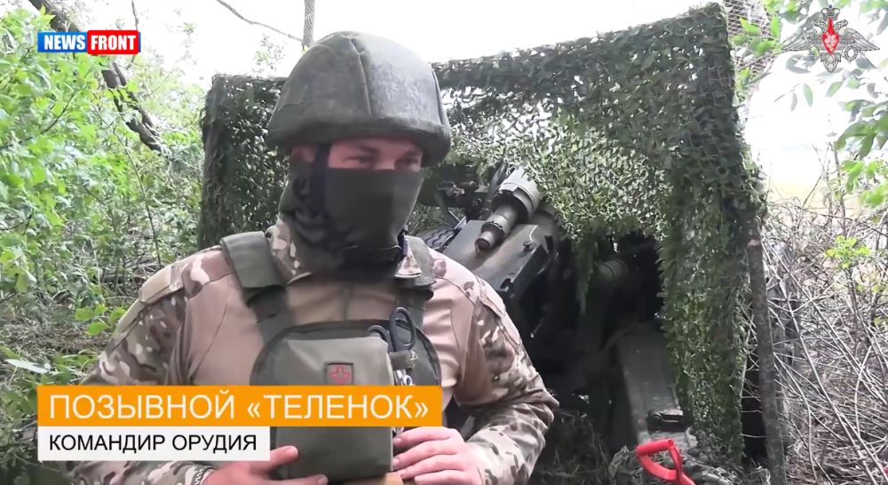 Боевая работа расчёта 130-мм пушки М-46