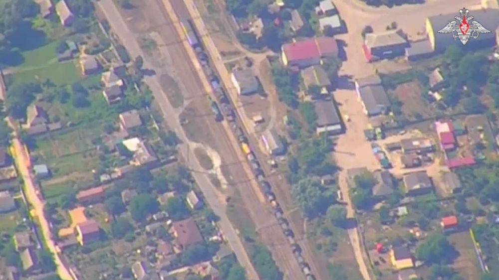 Записки ветерана: Видео Минобороны со вчерашним поражением вражеского эшелона в н.п