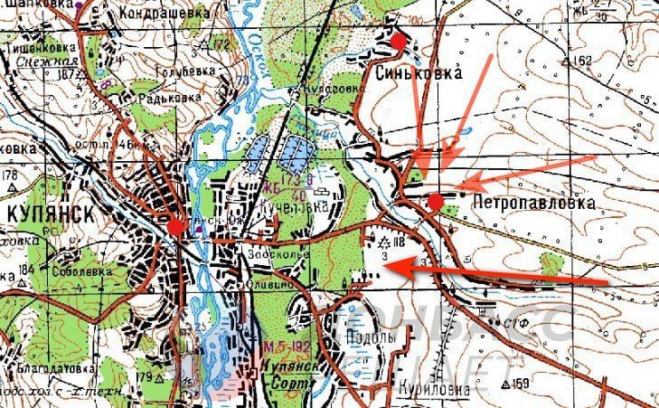 На Купянском направлении российские войска окружают бригаду ВСУ в Синьковке