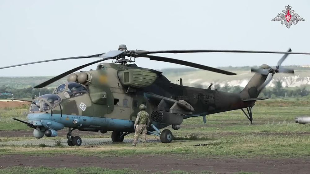 Ми-35М отработал по скоплению живой силы ВСУ в Харьковской области