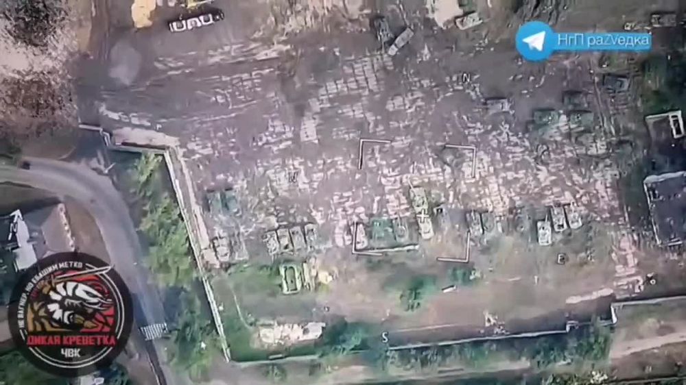 Российские военные обнаружили и уничтожили к западу от Харькова крупную базу по ремонту бронетехники ВСУ