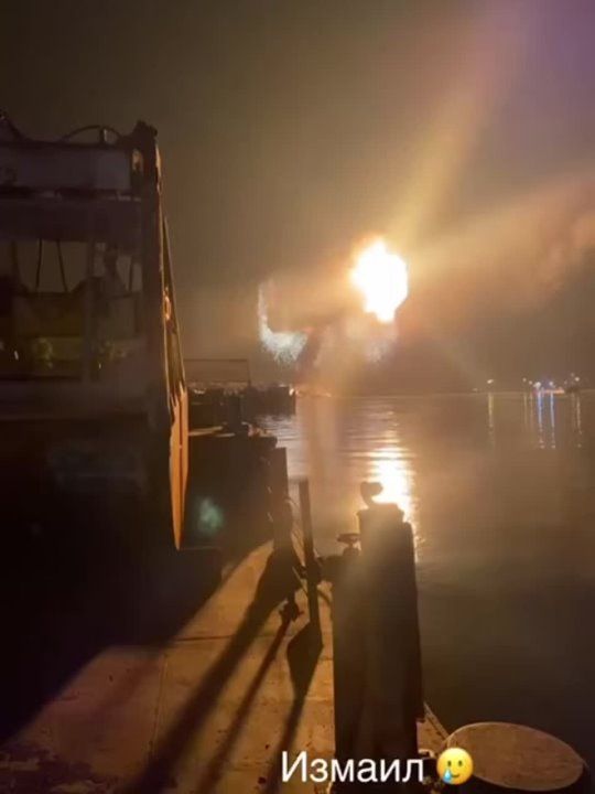 «Герани» атаковали порт Измаил в Одесской области