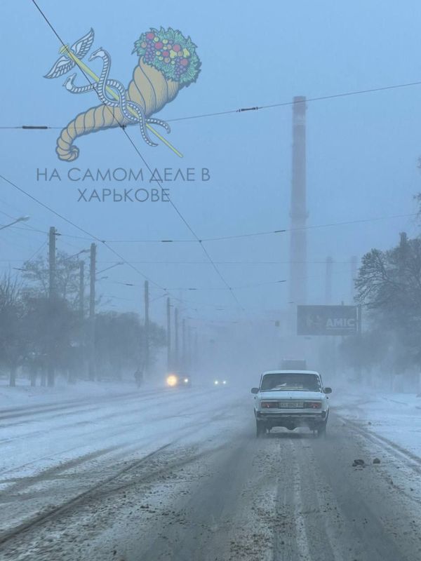 Русская зима вступает в свои полноценные права в Харькове!