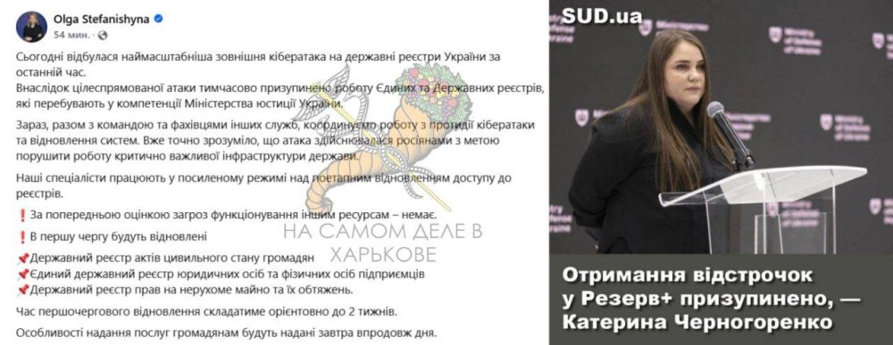 Полный перечень не работающих сервисов «Дии»