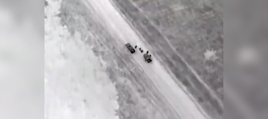 Спецназ Росгвардии уничтожил автомобиль ВСУ в Харьковской области (видео)