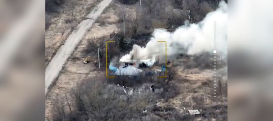 Операторы БПЛА Росгвардии уничтожили ПВД ВСУ в Харьковской области (видео)