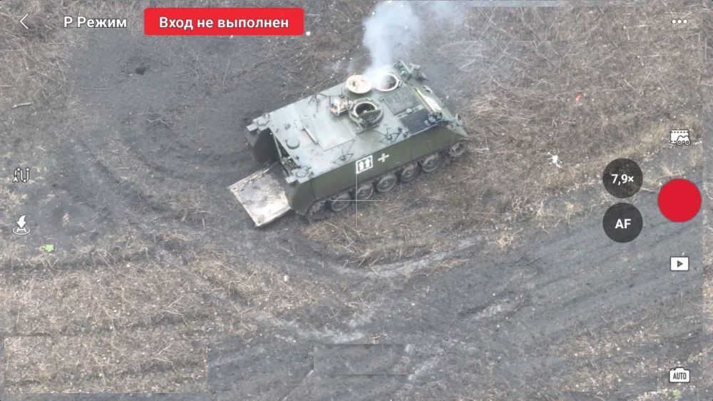 Брошенный БТР М113. Купянское направление