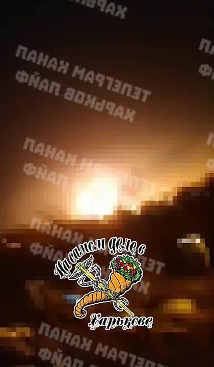 БПЛА Герани работают по объектам ВСУ в Харькове, прозвучало более 15 взрывов