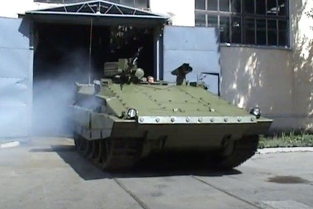 Украинскую БМП-55 на шасси советского танка Т-55 показали на фото