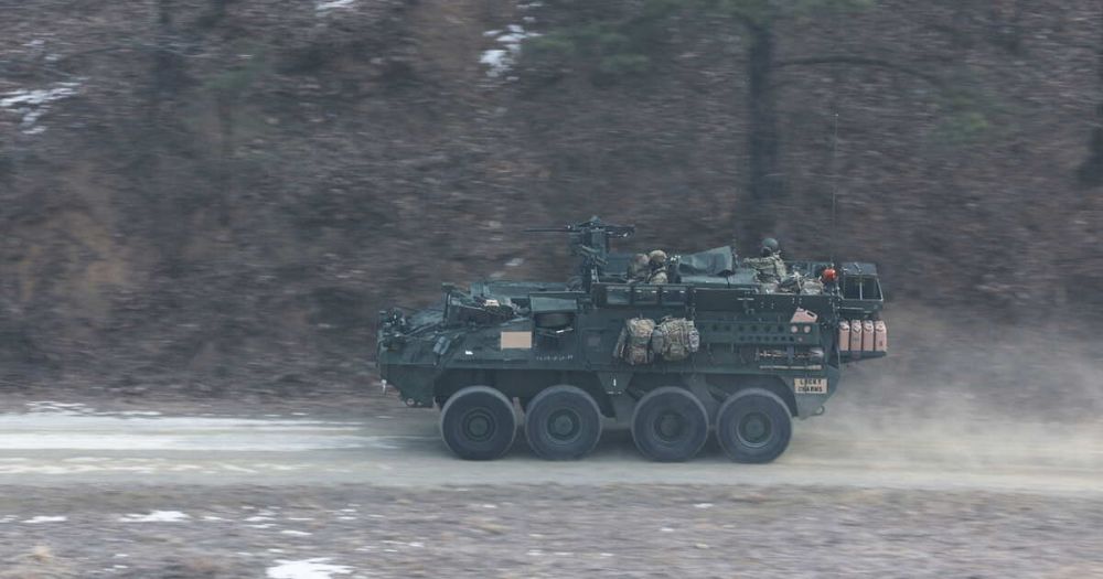 �������� FPV-����� ��������� ����������� Stryker � ������ ������� ��� � ������