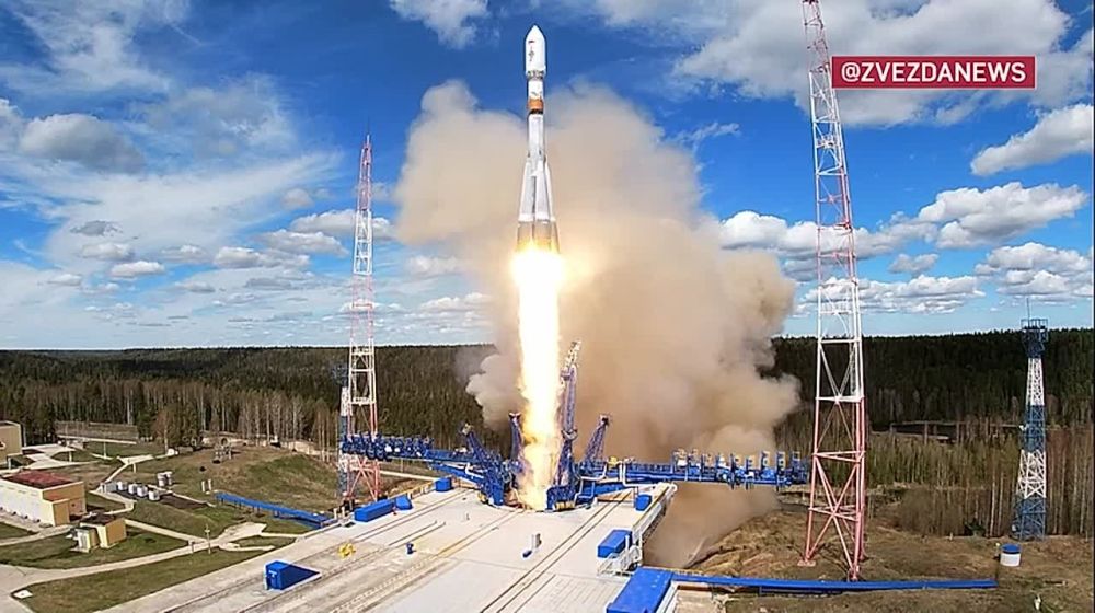 Мощь, сила, красота! Космические войска провели пуск ракеты-носителя "Союз-2.1б" с космодрома Плесецк в интересах Минобороны РФ