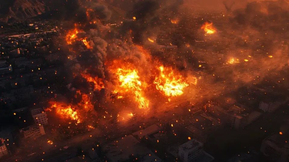 Украина погрузилась в "ад": Горят Одесса, Киев и Харьков. "Герани" добили секретные цели, разруху не скрыть