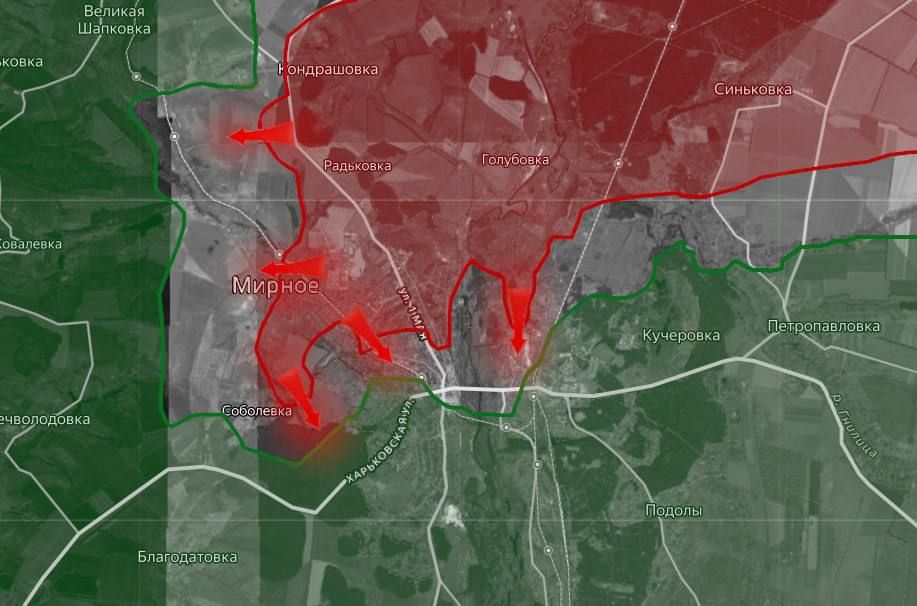«На Купянском направлении российские войска штурмуют высотную застройку в северной части Купянска и городскую больницу