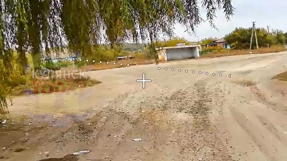 Работа оптоволоконных дронов районе Купянске