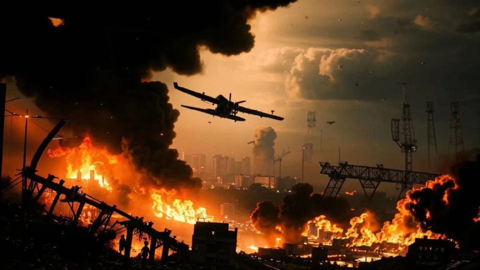 Харьков "ровняют с землёй" четвёртые сутки: За Белгород под километровыми столбами огня похоронили "Азов"* - "Ещё одной атаки не переживут"