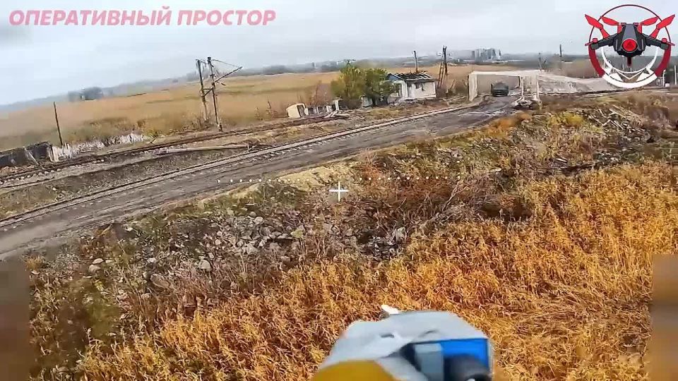 Уничтожение всушного броневика в Харьковской области