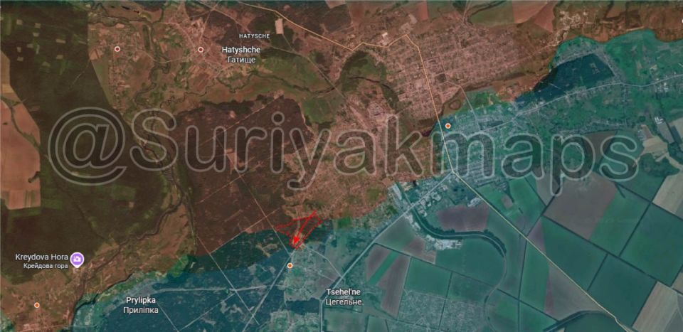 Обстановка к северу от Харькова: За последние четыре дня российская армия смогла закрепиться в северной части Синельниково, взяв под свой контроль деревообрабатывающий завод