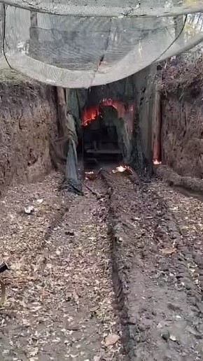 Объективный контроль недавно уничтоженной украинской 2С22 «Богдана» в Харьковской области