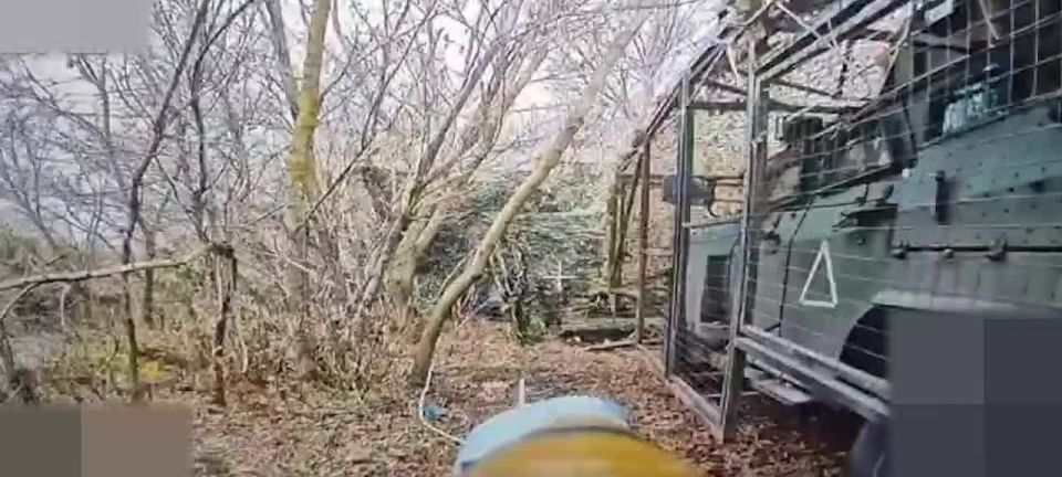 В Харьковской области расчетами FPV группировки "Север" выявлено и уничтожено две бронемашины "Козак"