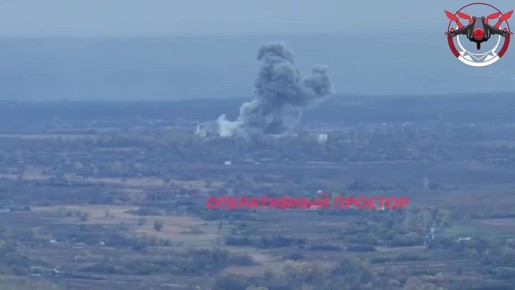 Куриловка Купянский район. ФАБ-1500 по ПВД 43 омбр ВСУк — Оперативный простор