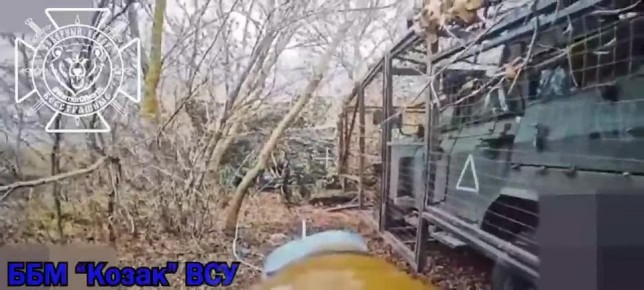 Кадры уничтожения бронемашин врага на Харьковском направлении