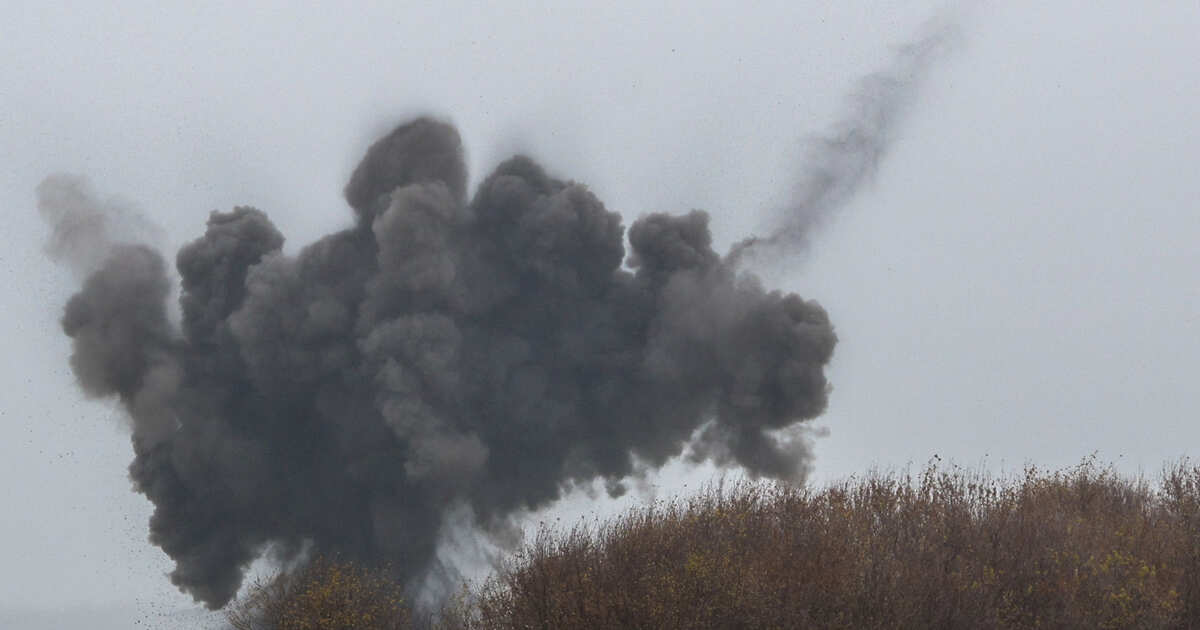 Пожары охватили Киев после ночных взрывов