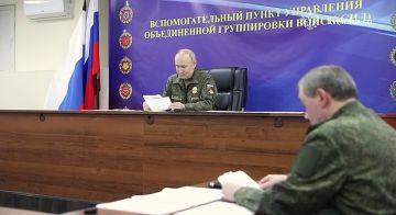 Андрей Клинцевич: во время посещения пункта управления объединенной группировки войск: