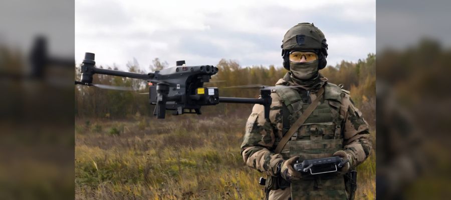 В Харьковской области росгвардейцы воздушными таранами уничтожили украинские гексокоптеры типа «Баба-Яга» (видео)