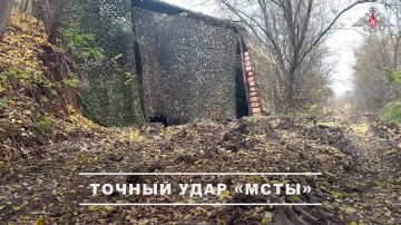 Минобороны России: Артиллеристы 44-го армейского корпуса группировки войск «Север» уничтожили пункт управления БПЛА формирований ВСУ на Харьковском направлении