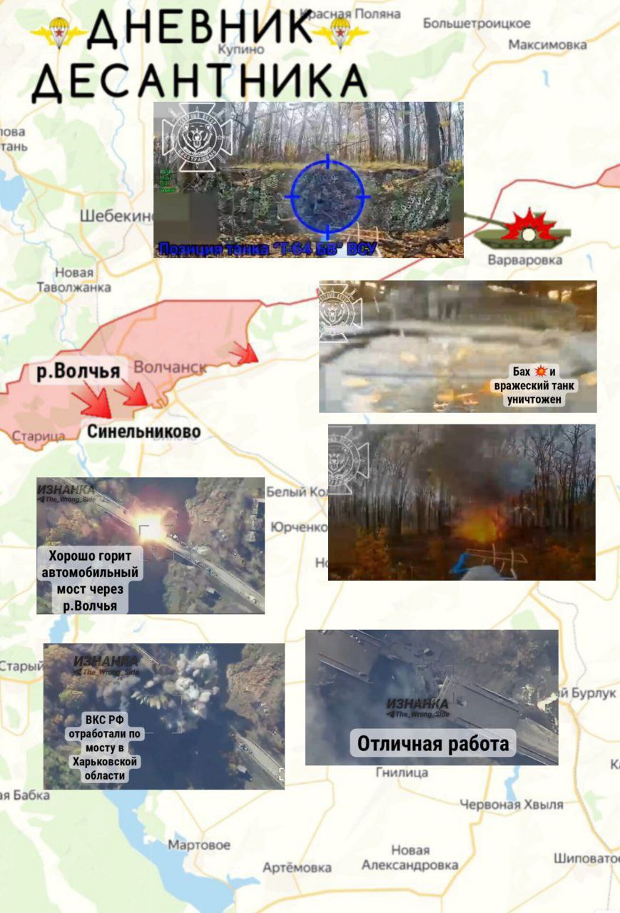 Обстановка на Харьковском направлении от «Дневник десантника»