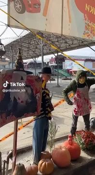 Фотозона к Хэллоуину на Барике