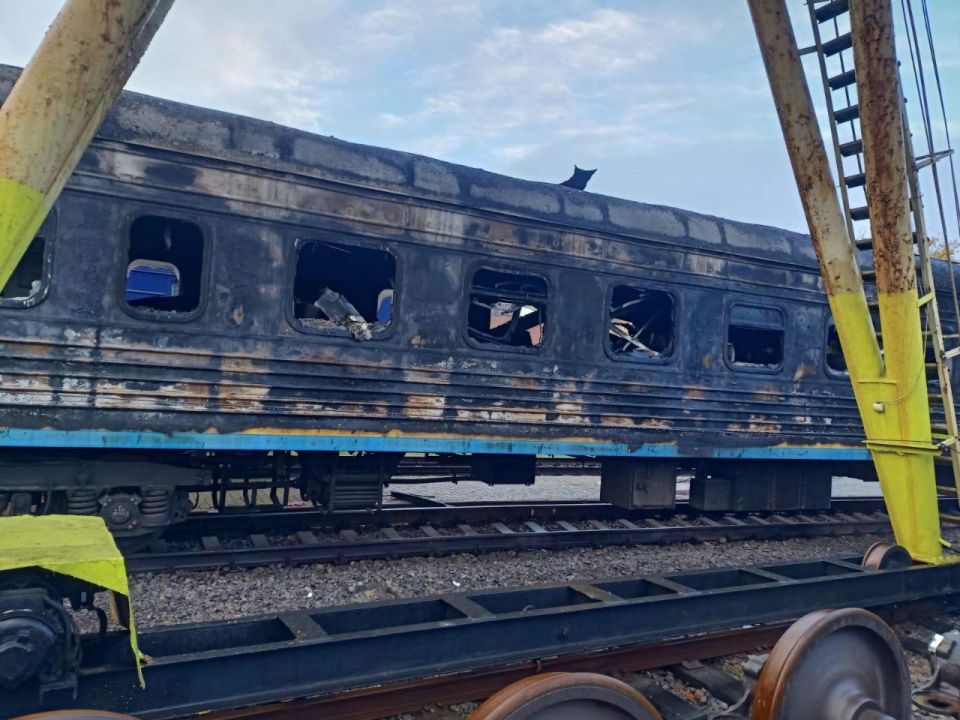 ВС РФ в результате ночных ударов нанесли ущерб железнодорожной инфраструктуре ВСУ