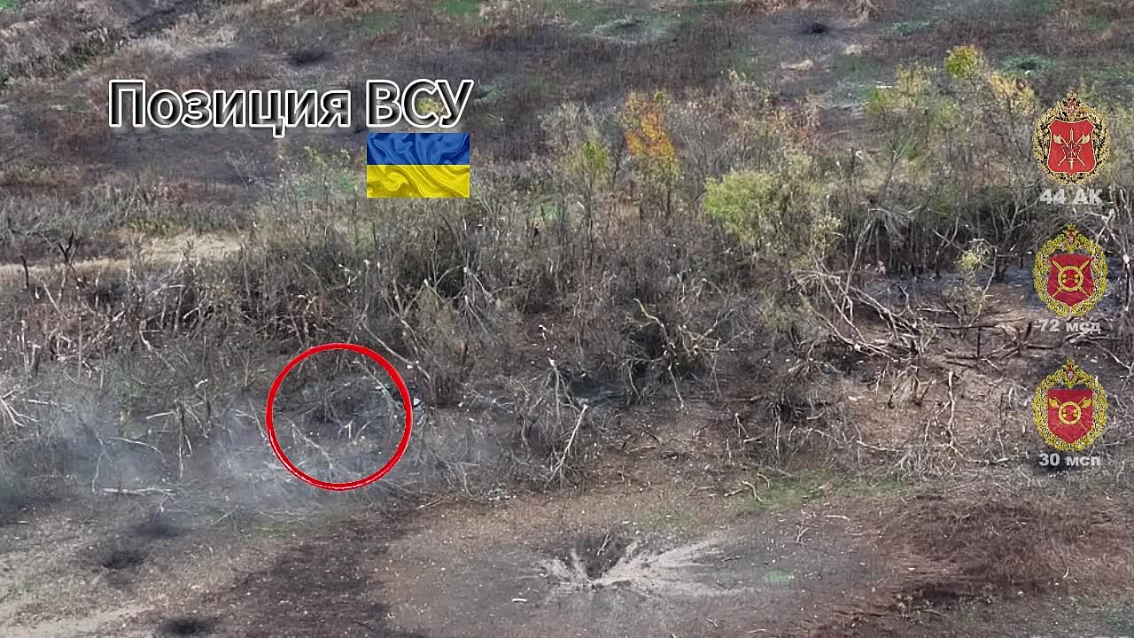 Уничтожение позиции ВСУ. Сумская область