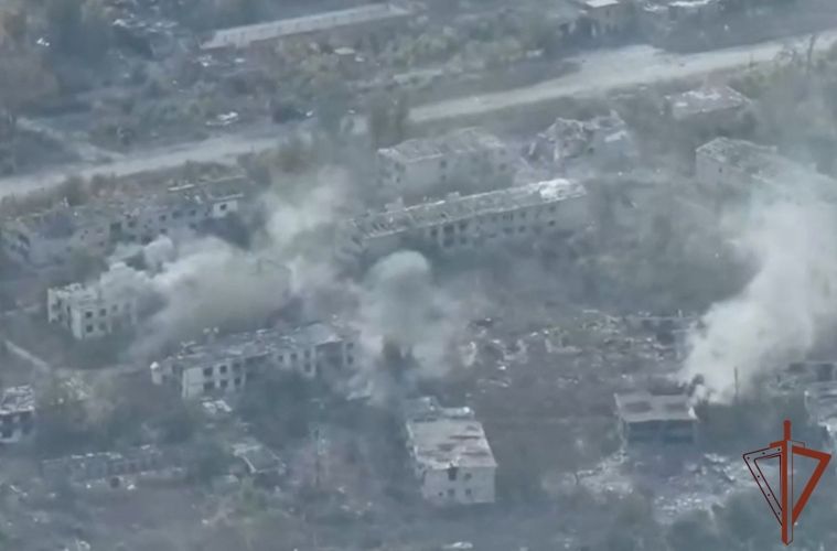 Бойцы «стальной» бригады Росгвардии уничтожили пункт управления дронами ВСУ (видео)