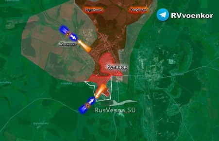 Враг продолжает «контрнаступ» у Купянска