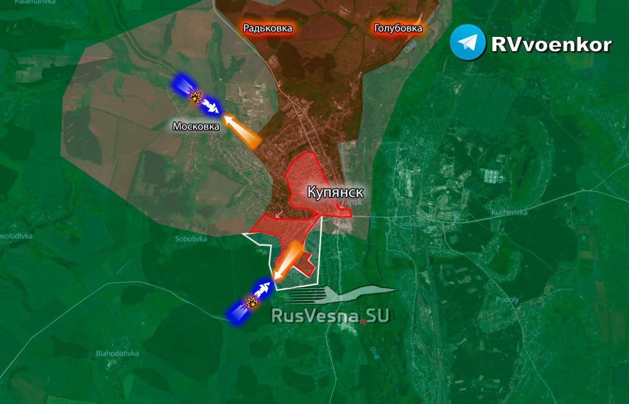 Враг продолжает «контрнаступ» у Купянска