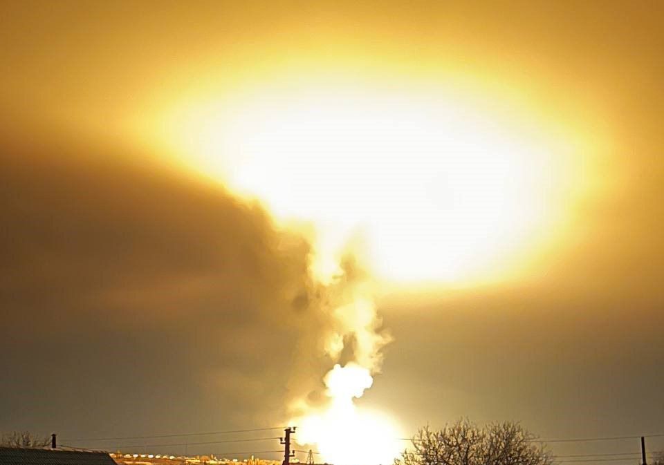 Самое яркое место этой ночи - Чугуев Харьковской области