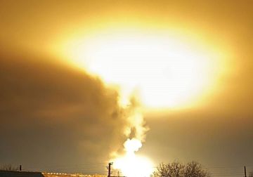 Самое яркое место этой ночи - Чугуев Харьковской области