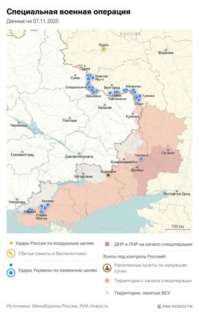 Спецоперация. Обстановка и главные события на 7 ноября