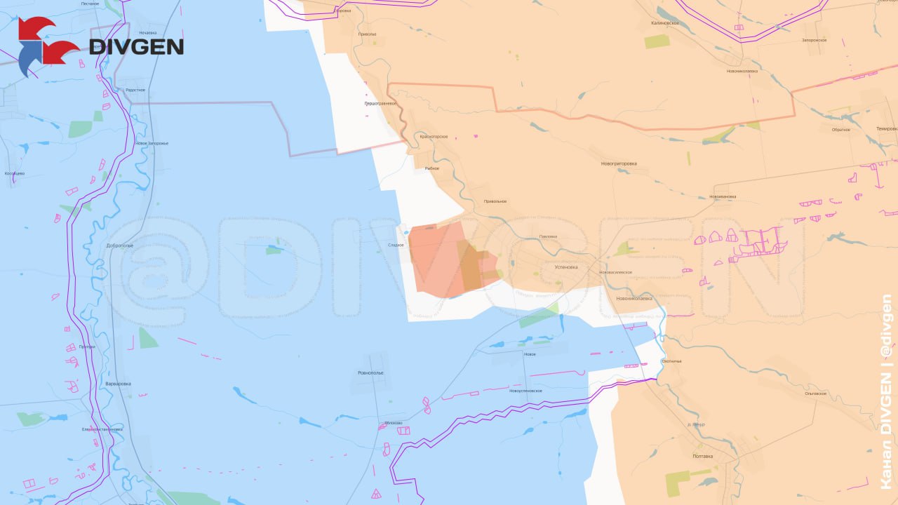 Карты линии фронта обновил канал "DivGen":