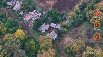 Уничтожение пункта дислокации всушников в брошенном доме в Харьковской области