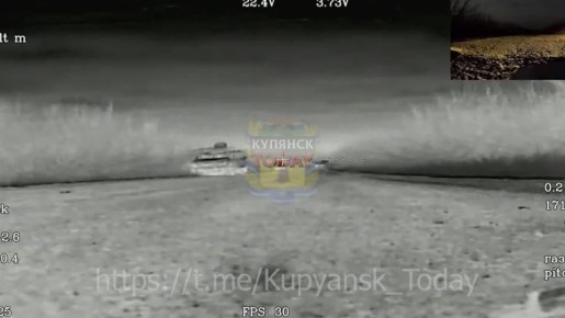 Купянское направление. Уничтожение автомобиля ВСУ, водитель катапультировался