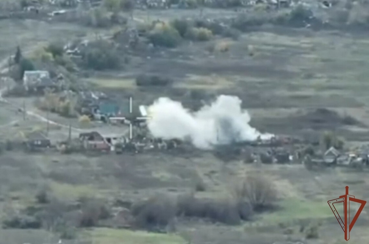 Подразделения Росгвардии уничтожили пункт управления БПЛА в Харьковской области (видео)