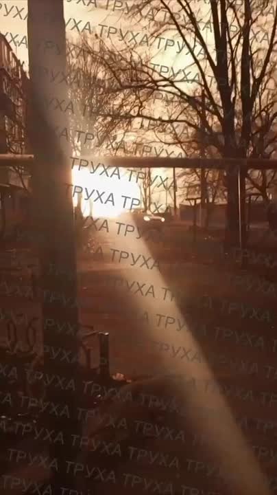 В посёлке Лимановка Лозовского района Харьковской области возник пожар в результате удара по объекту газовой инфраструктуры