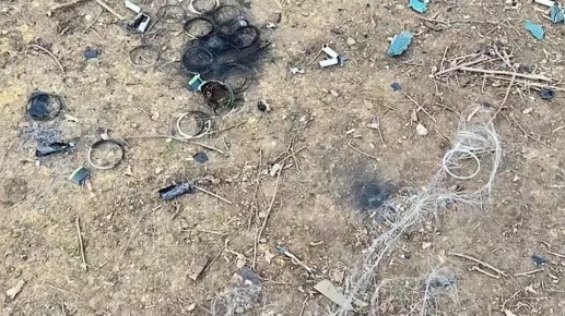 Кто молодец, Я молодец!!!. Боец с позывным "Лысьва" руками разорвал оптоволокно, которое украинский дрон тянул во время атаки наших позиций