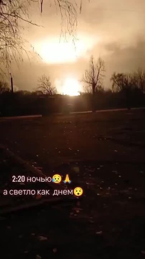 Чингис Дамбиев: Последствия удара русских "Гераней" по объекту энергетики в н.п. Лозовая Харьковской области сегодня ночью