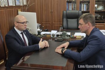 Виталий Ганчев: Провёл рабочую встречу с заместителем губернатора Воронежской области Дмитрием Масловым