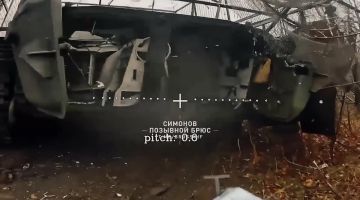 Александр Симонов: Разведчики группировки «Запад» раздолбали очередную БМП противника